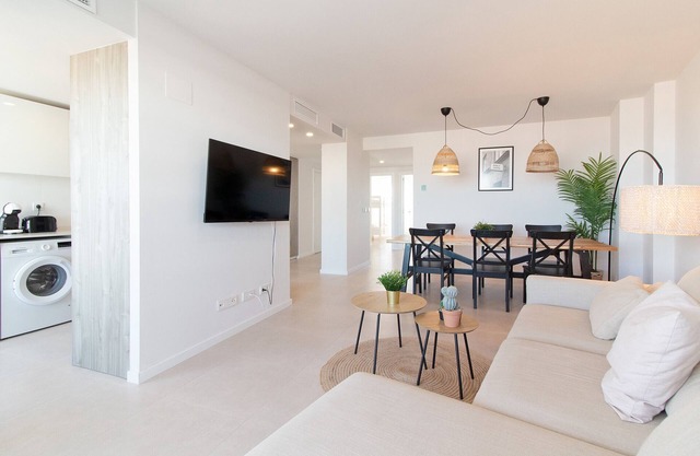 Global Properties: Modern flat with two terraces with sea and mountain views.