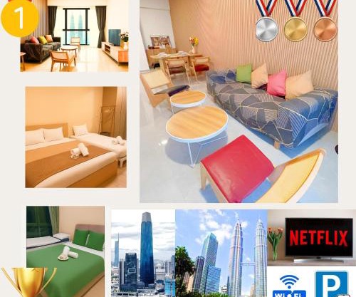 Golden New Nest INN 金巢新旅居!near THE Exchange TRX & Bukit Bintang & Pavilion & Suria KLCC INCLUDING SWIMMING POOL