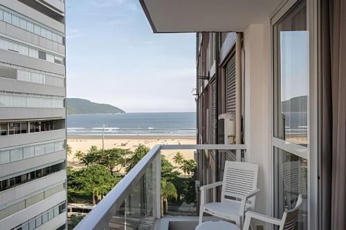 Gonzaga Beach Vibes: Pé na Areia com 2 quartos