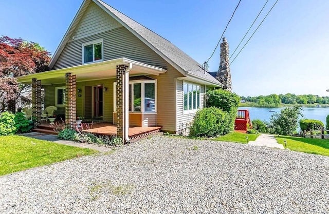 Gorgeous home on Wolf Lake with beautiful views for a large group