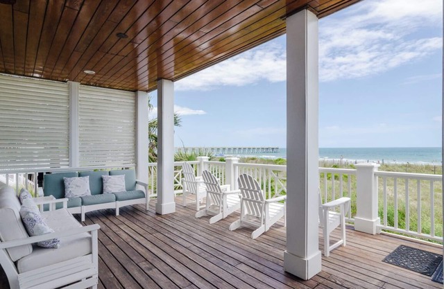 Grand 5BR oceanfront home w private beach access!