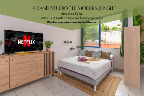 Grand Studio Le Modern Jungle - Résidence Les Jacquiers