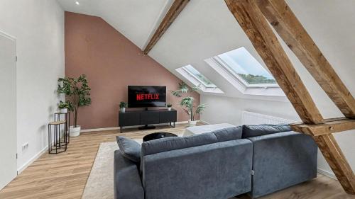 Grosses Loft Apartment im Denkmal zentral in Krefeld