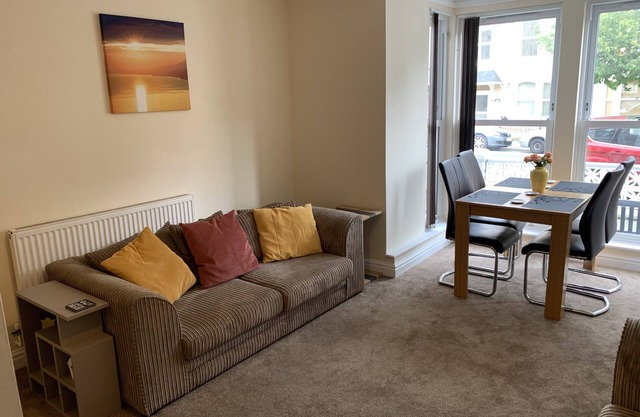 Ground floor, newly renovated modern central located apartment close to beach