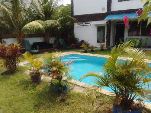 Groundfloor Apartment and Firstfloor Apartment with charming pool near sandy beach and commerces nearby