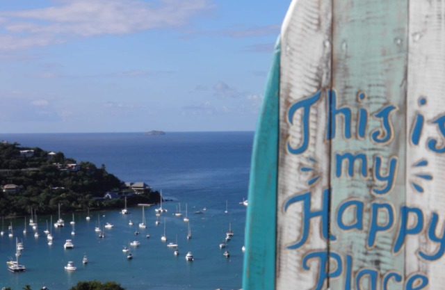 "Happy Place" SolVillasUSVI, PANORAMA VIEWS , Near Cruz Bay, "SOLAR POWERED",