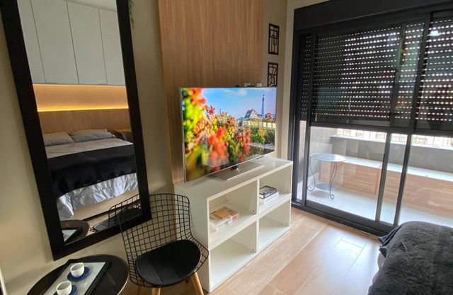 Haus Mitre Perdizes - New, impeccable studio: PUC-SP, Allianz Park, Shop Bourbon