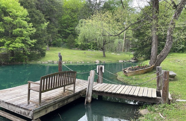 Hidden forest campground in South Pittsburg