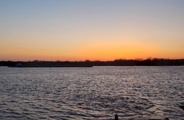 Historic building on the Mississippi River