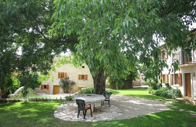 Historic farmhouse amidst Istrian vineyards