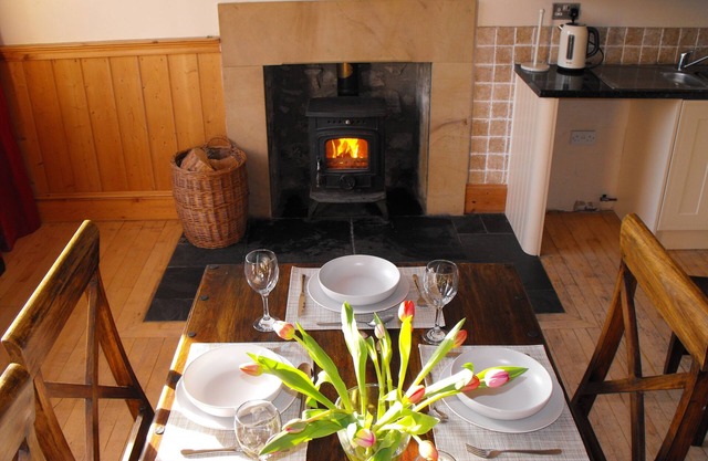 Historic, homely village retreat with log fires, in stunning Borders. Sleeps 4/6