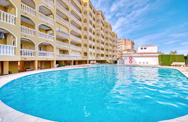 Holiday Apartment 'Barlovento I' with Sea View, Terrace, Shared Pool & Wi-Fi