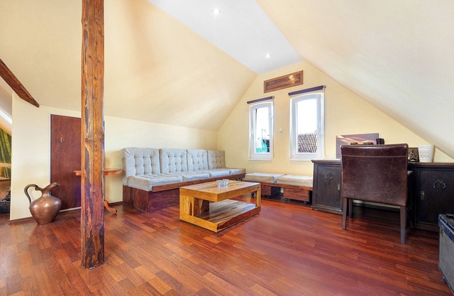 Holiday Apartment 'Dachgeschosswohnung Wohllebe' with Wi-Fi and Air Conditioning