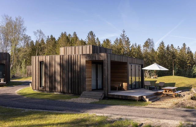 Holiday Home in Forest with Stargazing Roof