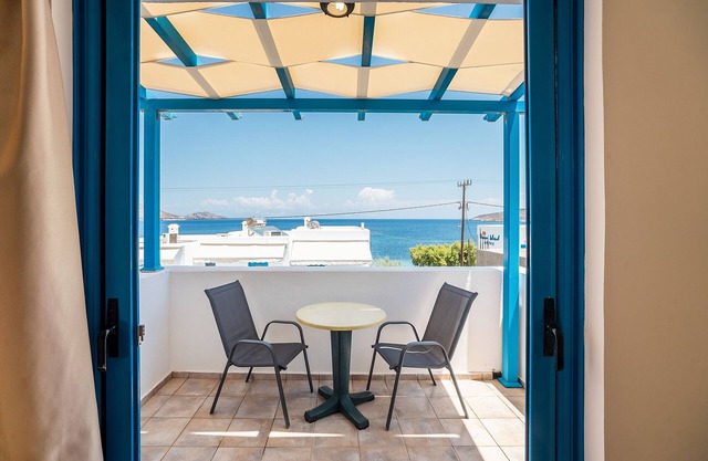 Holiday Home 'Livadia Beach Studio A ' with Sea View, Wi-Fi and Air Conditioning