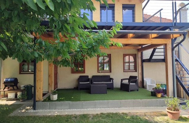 Holiday home near the Balaton bike path with bright and comfortable rooms