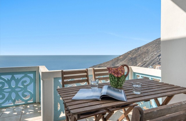 Holiday Home 'Olympos Blue' with Sea View, Wi-Fi and Air Conditioning
