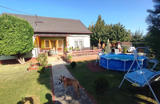Holiday home with pool, air conditioning and WLAN near the beach