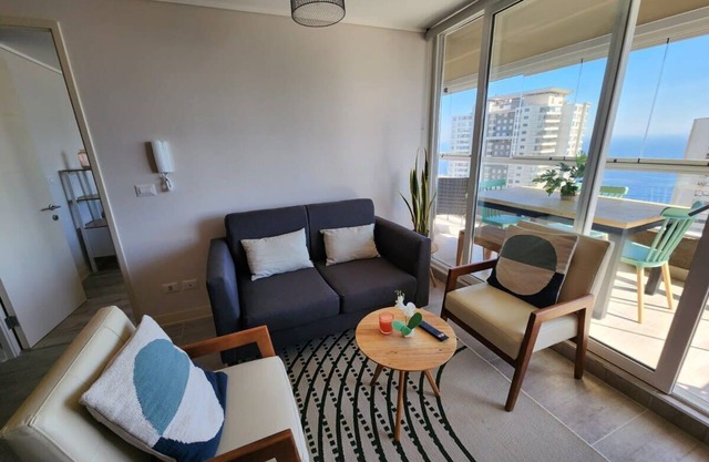 HOM | Depto 2D2B en Concón con Piscina/Parking