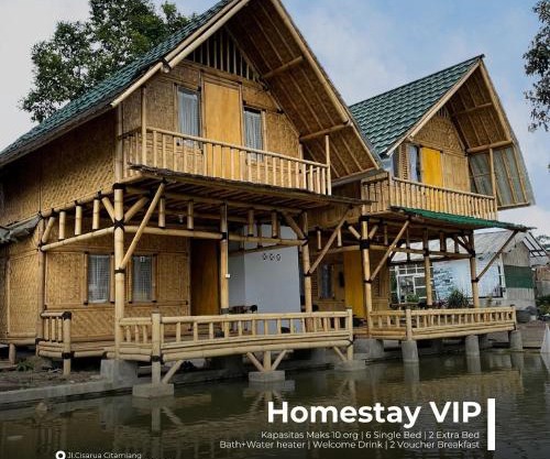 Homestay Nuansa Bambu di Kadudampit Sukabumi