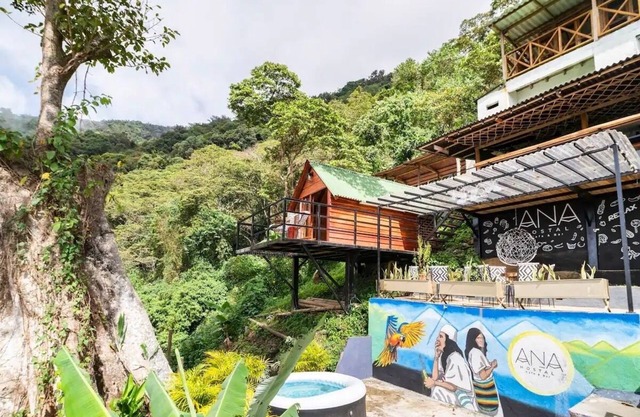 Hostal Ana, cabins with a beautiful view and a beautiful sunset