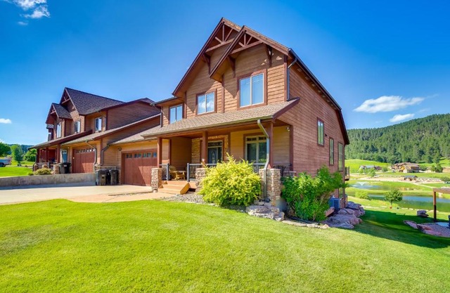 Hot Tub and Golf Course Views Luxe Sturgis Home!