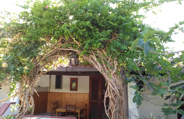 House in volcano cottage village