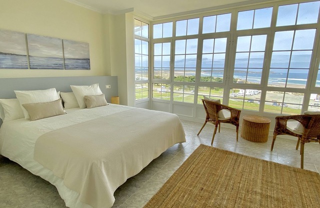 House on Valdoviño sea front with stunning panaromic views only 80m from beach