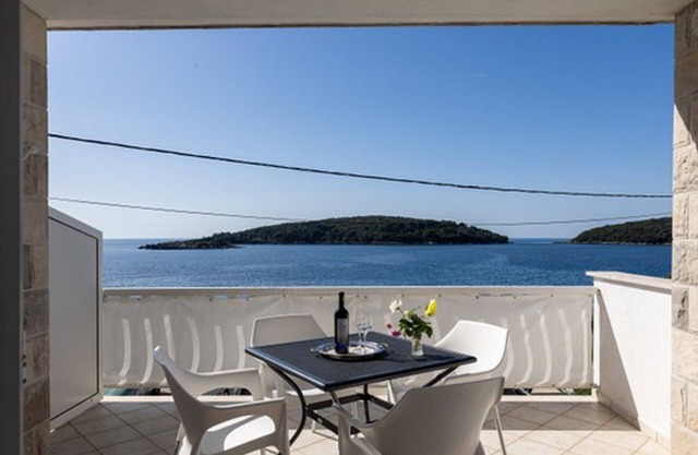 House Rašica - One Bedroom Apartment with Terrace and Sea view (1)