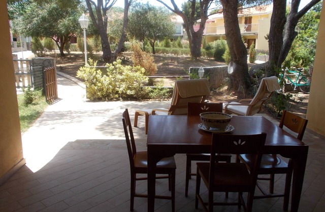 House with garden near the sea