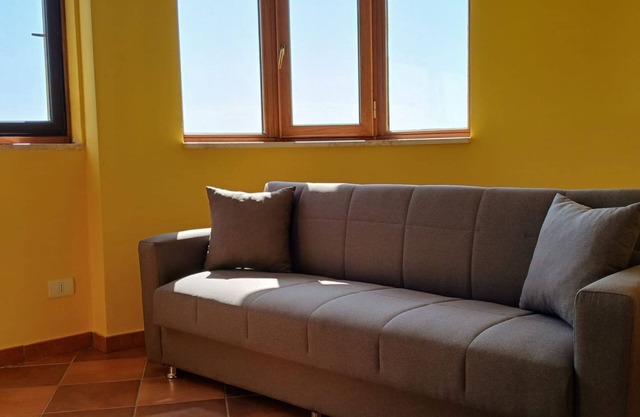 In front of the Vibo Valentia Theater (La Casetta del Teatro)