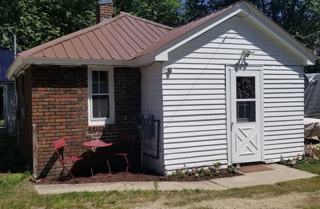In-town; trail 100' away; playground across street; dog friendly w/fee.