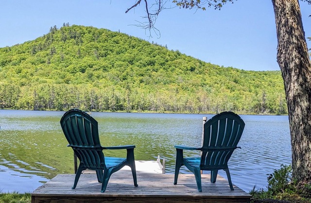 Jewett Pond Retreat- waterfront property with cabin and bunkhouse