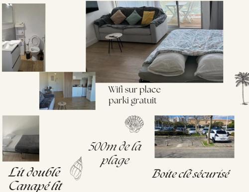 Joli appart Carnon, wifi 7Min Airport