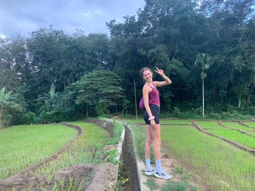 Jungle track to the waterfall