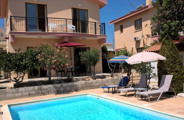 Kapsalia Villas In Walking Distance From Village Square With Sea &mountain views