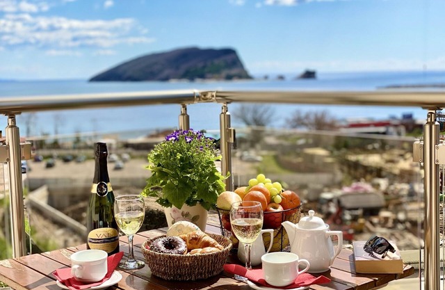 Karina Apartment in Budva is close to the beach and has the Sea View balcony.