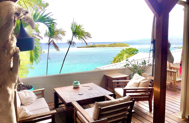 Kazasoley breathtaking view of Gosier islet, 400 m from the beach