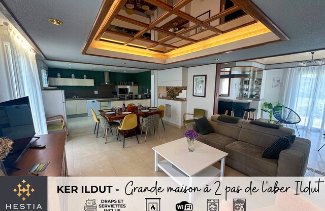 Ker Ildut - Large house 2 steps from aber Ildut