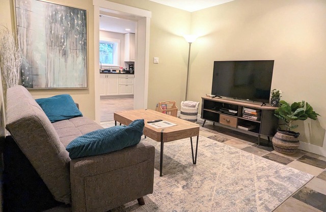 King bed, spacious suite with Netflix and Prime