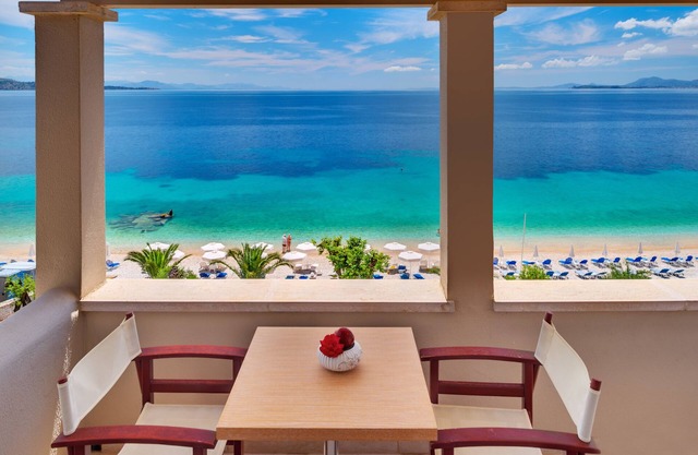 Krouzeri beach Sea view Apartments By The Beach In Nissaki at Krouzeri beach