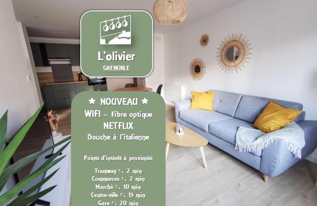 L'olivier - Appartement moderne et chaleureux - TRAM et PARC