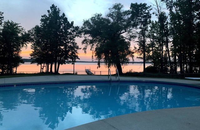 Lake Noquebay views poolside!!!