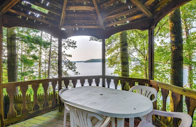 Lakefront Harrisville Cabin w/Dock & Decks!