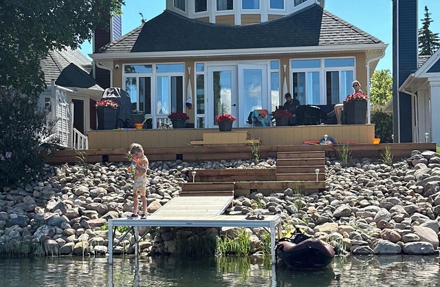 Lakefront home with luxurious comfort showcasing life at the lake!
