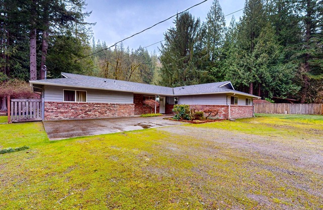 Lakefront home with private dock, lake views, firepit, & wood stove