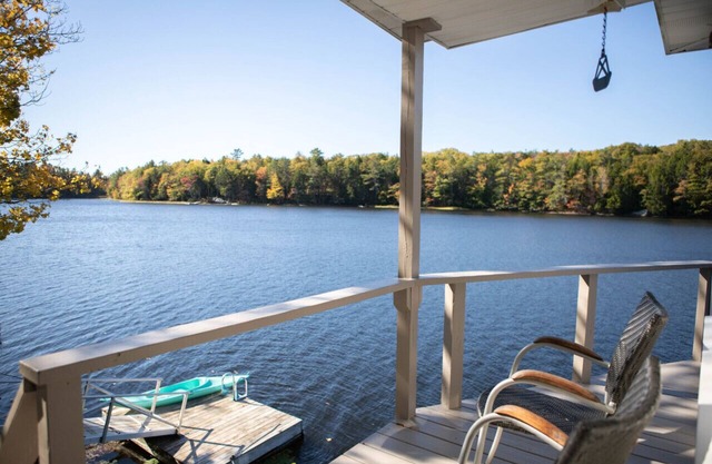 Lakeside Retreat in Boothbay, Maine with Private Dock & Scenic Views