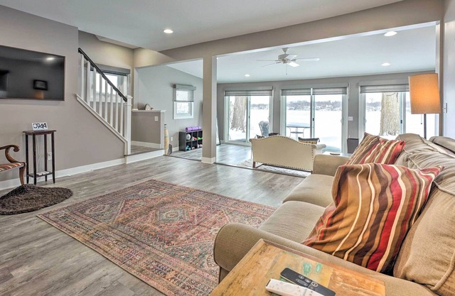 Lakeside Retreat w/ Office & Stunning Views!
