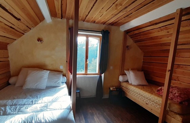 Large forest lodge