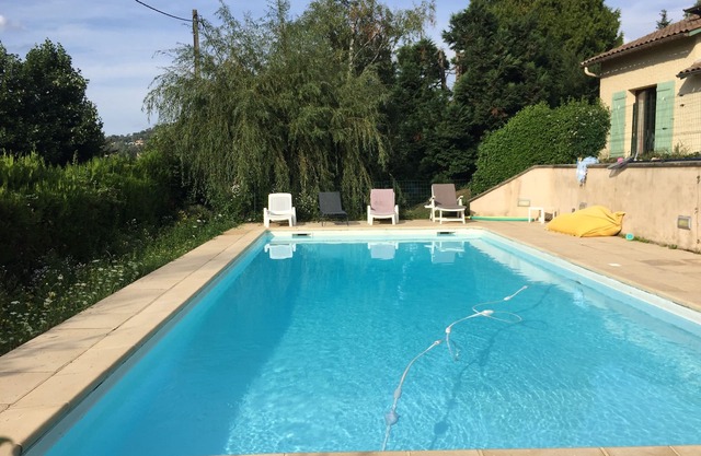 Large house with swimming pool near Lyon ideal for families with children